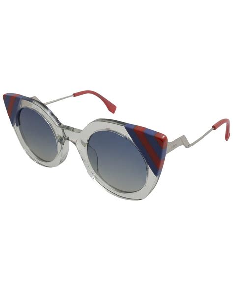 fendi sunglasses red and blue